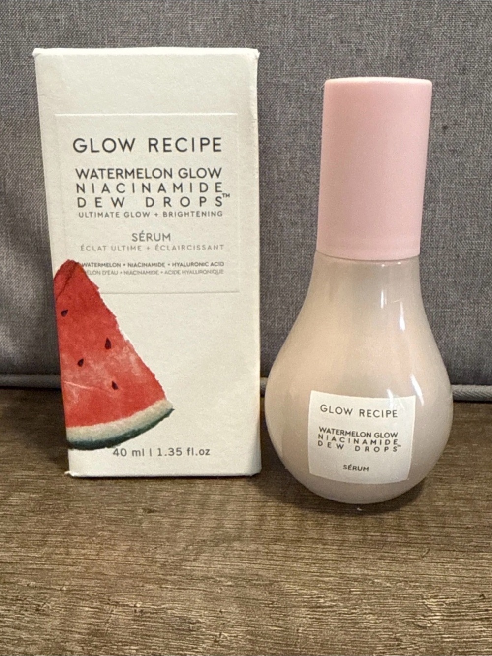 Glow Recipe Watermelon Niacinamide Dew Drops. 1.35 Fl Oz. Full size. NIB